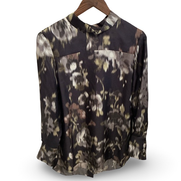 Vera Wang Black label gorgeous silky long tunic blouse - Picture 2 of 13